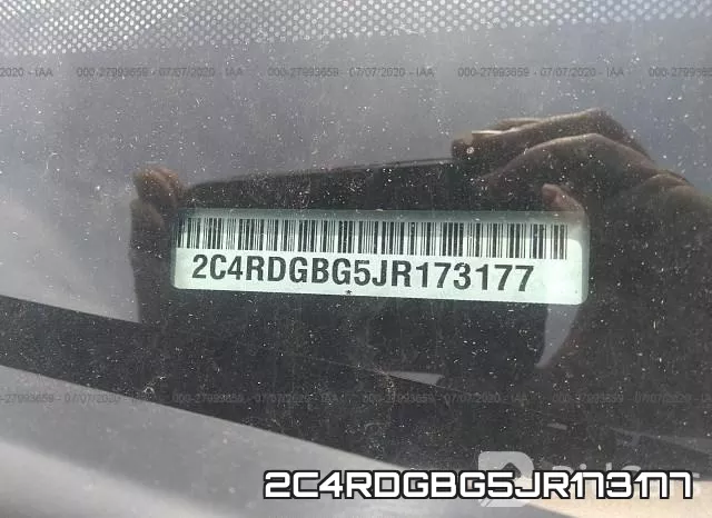 2C4RDGBG5JR173177 фото 10