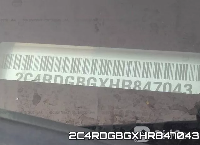 2C4RDGBGXHR847043 фото 9