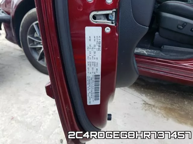2C4RDGEG8HR737457 фото 2
