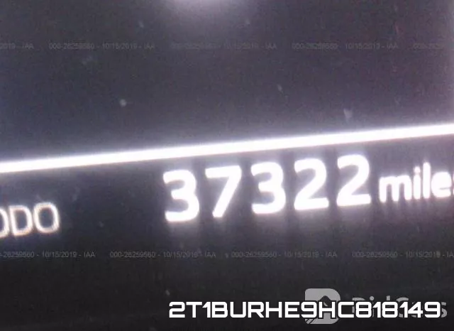 2T1BURHE9HC818149 фото 8