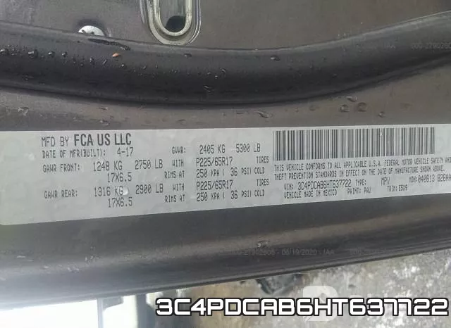 3C4PDCAB6HT637722 фото 10
