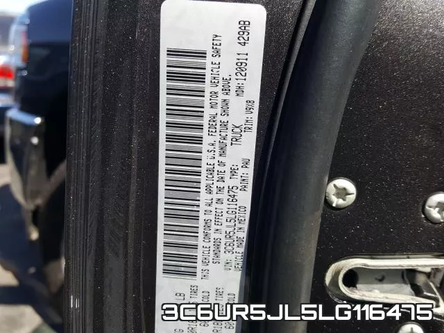 3C6UR5JL5LG116475 фото 2