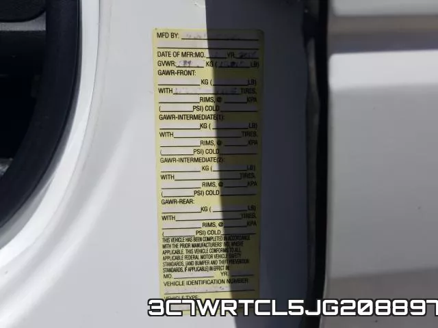 3C7WRTCL5JG208897 фото 2