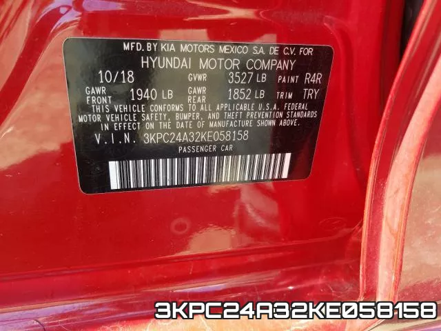 3KPC24A32KE058158 фото 2