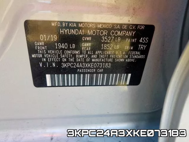 3KPC24A3XKE073183 фото 2