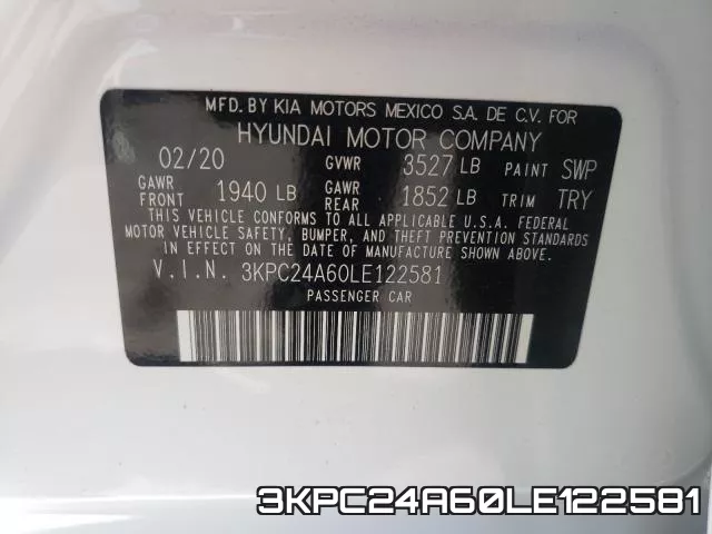 3KPC24A60LE122581 фото 2
