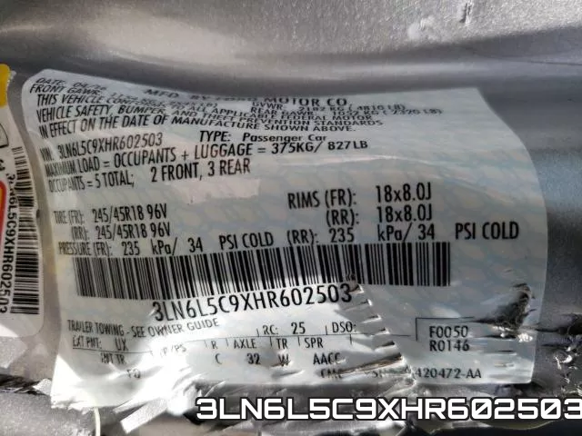 3LN6L5C9XHR602503 фото 2