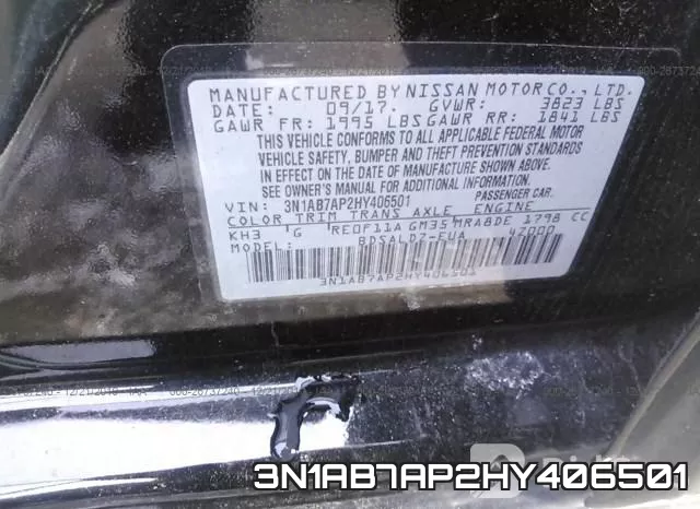 3N1AB7AP2HY406501 фото 10