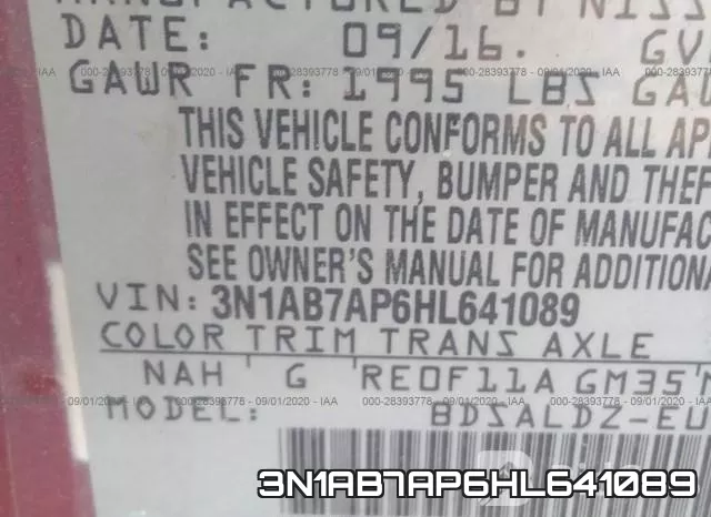 3N1AB7AP6HL641089 фото 10