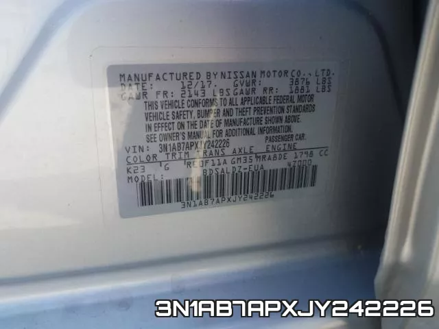 3N1AB7APXJY242226 фото 2