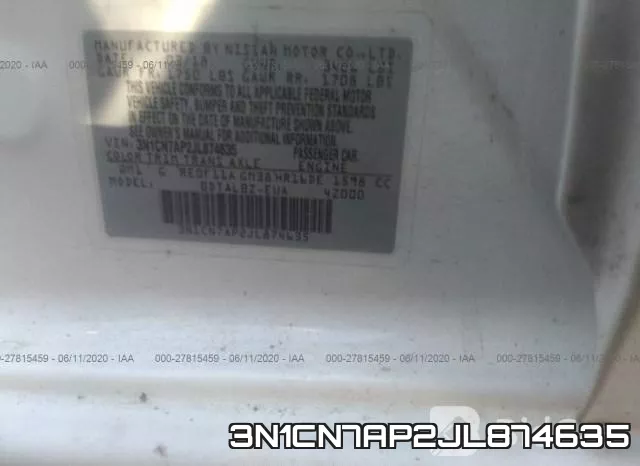 3N1CN7AP2JL874635 фото 10