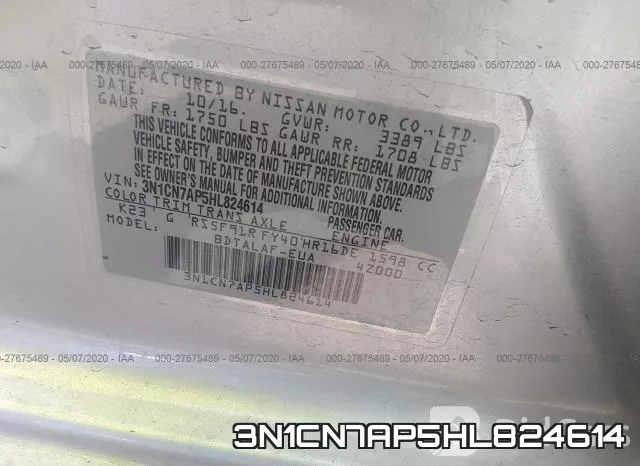 3N1CN7AP5HL824614 фото 10