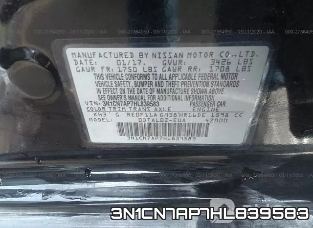 3N1CN7AP7HL839583 фото 10