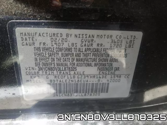 3N1CN8DV3LL878325 фото 2