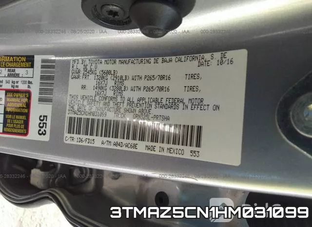 3TMAZ5CN1HM031099 фото 10