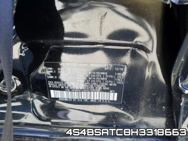 4S4BSATC8H3318663 фото 2