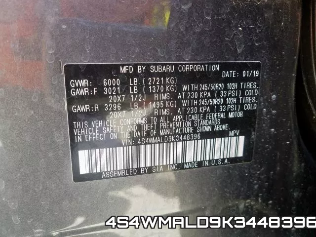 4S4WMALD9K3448396 фото 2