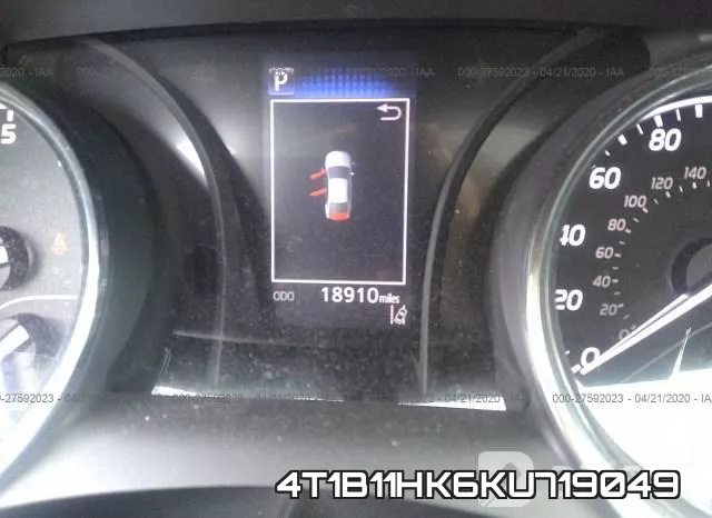 4T1B11HK6KU719049 фото 8