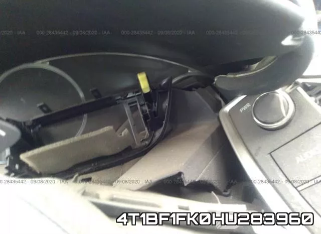 4T1BF1FK0HU283960 фото 8