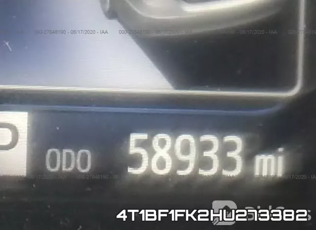 4T1BF1FK2HU273382 фото 8