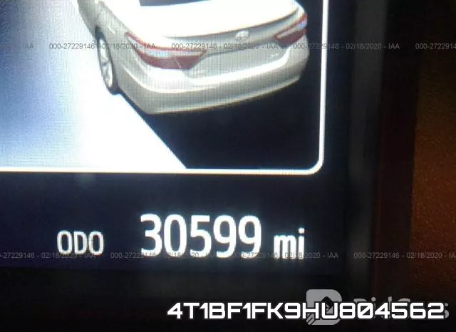 4T1BF1FK9HU804562 фото 8