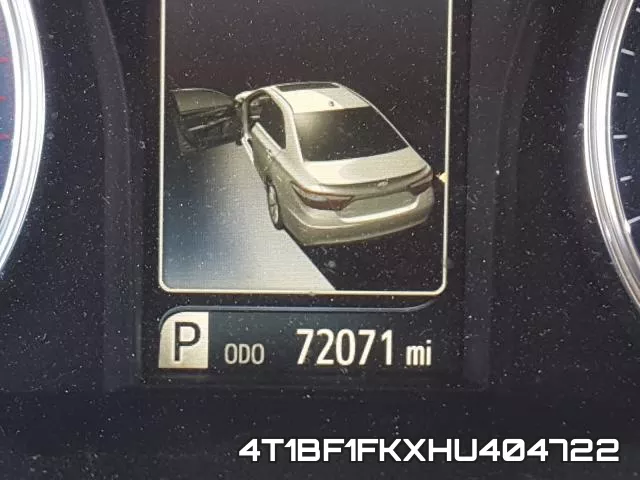 4T1BF1FKXHU404722 фото 9