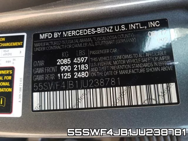 55SWF4JB1JU238781 фото 2