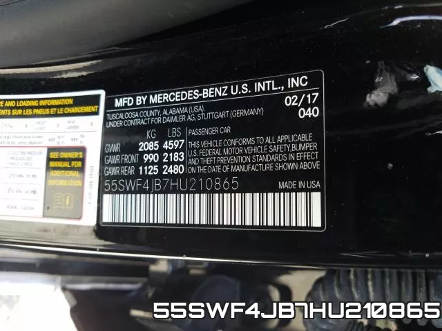 55SWF4JB7HU210865 фото 2