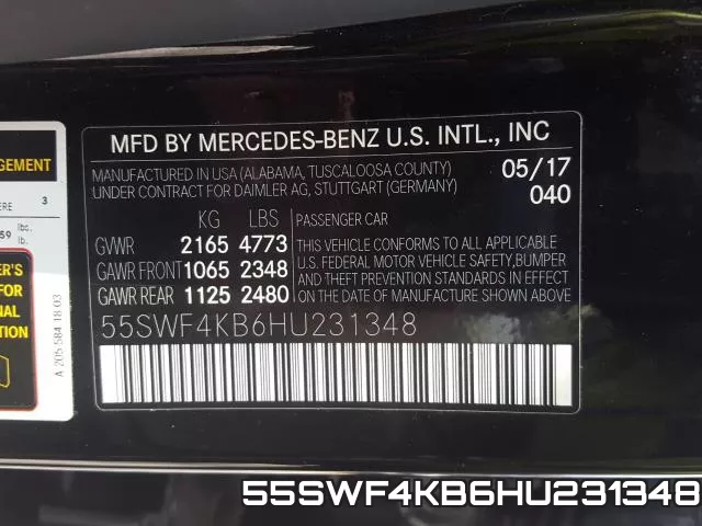55SWF4KB6HU231348 фото 2