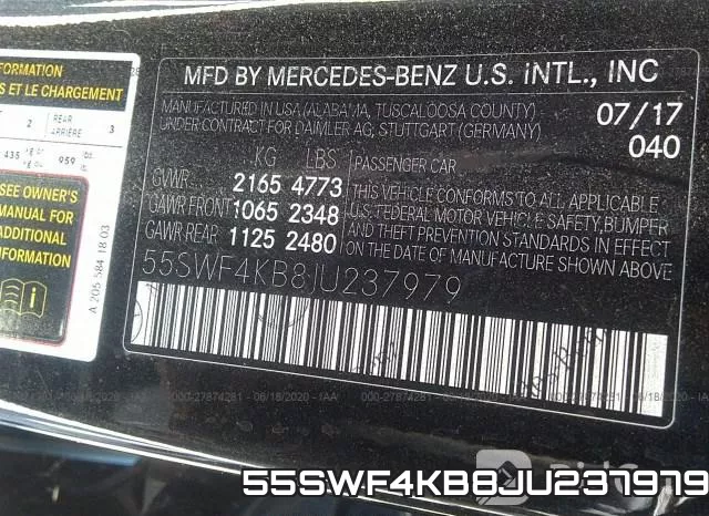 55SWF4KB8JU237979 фото 10