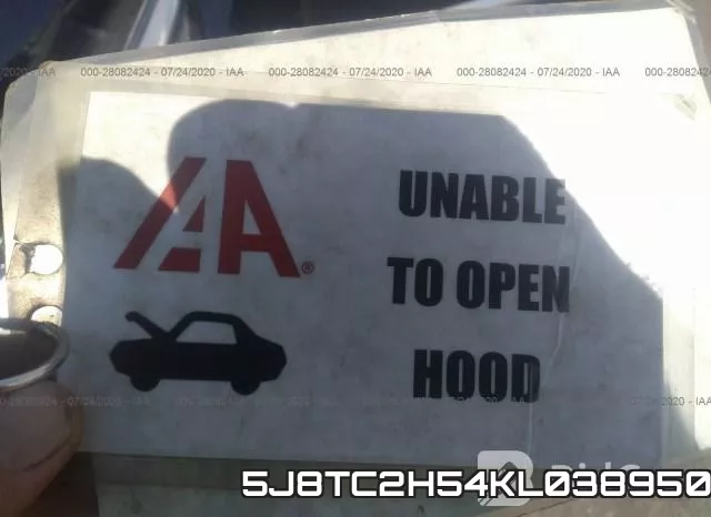 5J8TC2H54KL038950 фото 2