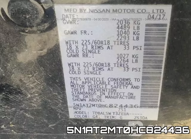5N1AT2MT0HC824436 фото 10