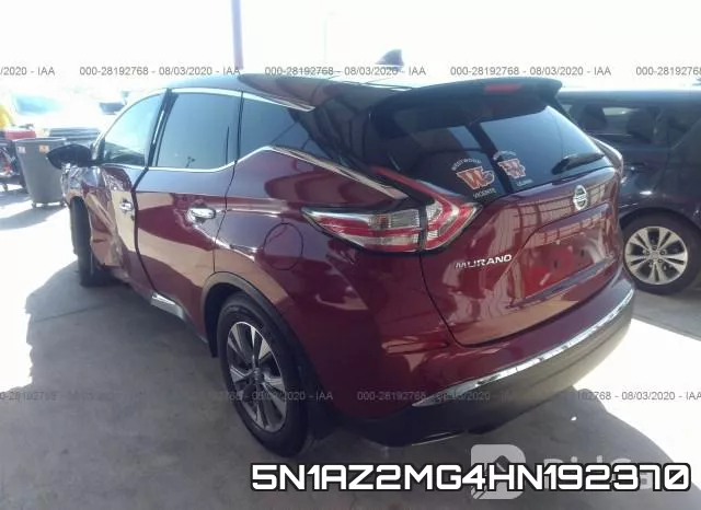 5N1AZ2MG4HN192370 фото 4