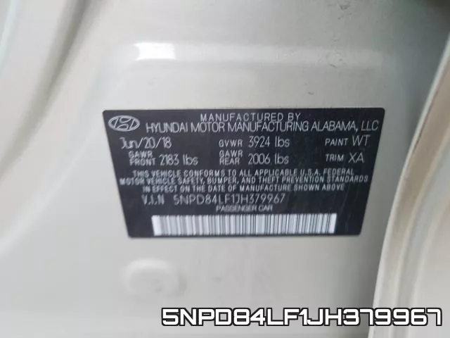 5NPD84LF1JH379967 фото 2