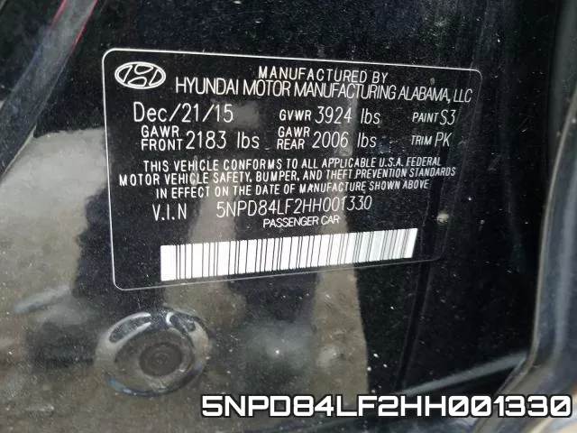 5NPD84LF2HH001330 фото 2