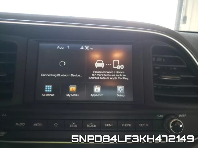 5NPD84LF3KH472149 фото 10