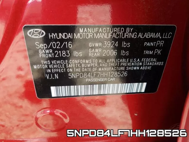 5NPD84LF7HH128526 фото 2