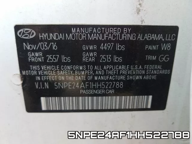 5NPE24AF1HH522788 фото 2