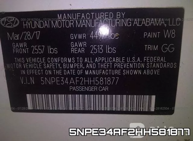 5NPE34AF2HH581877 фото 10