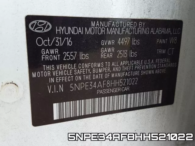 5NPE34AF8HH521022 фото 2