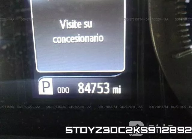 5TDYZ3DC2KS972892 фото 8