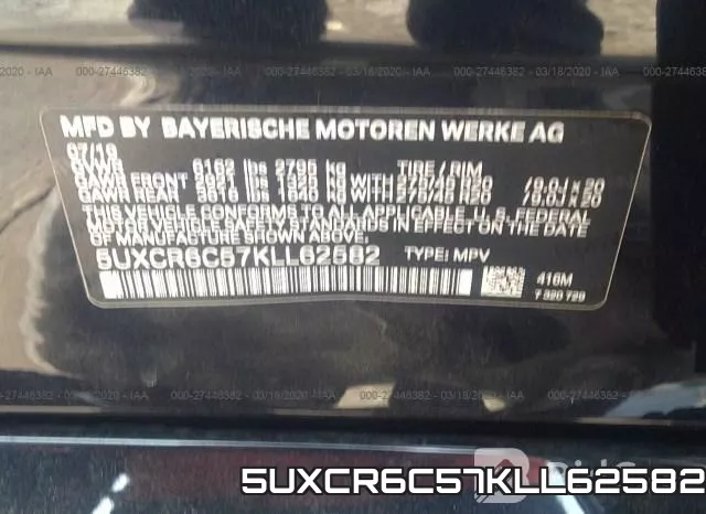 5UXCR6C57KLL62582 фото 10