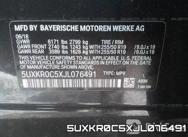 5UXKR0C5XJL076491 фото 10