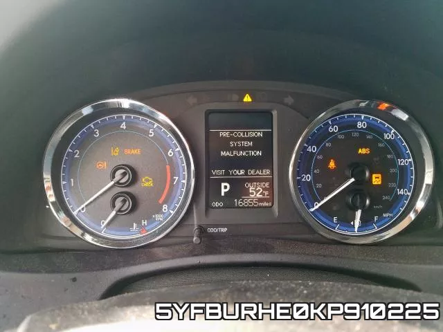 5YFBURHE0KP910225 фото 9