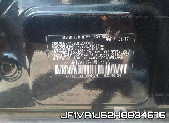 JF1VA1J62H8834575 фото 10