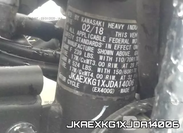 JKAEXKG1XJDA14006 фото 2