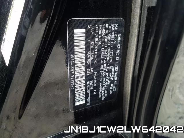 JN1BJ1CW2LW642042 фото 2