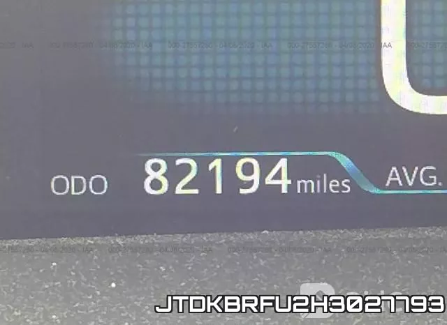 JTDKBRFU2H3027793 фото 8