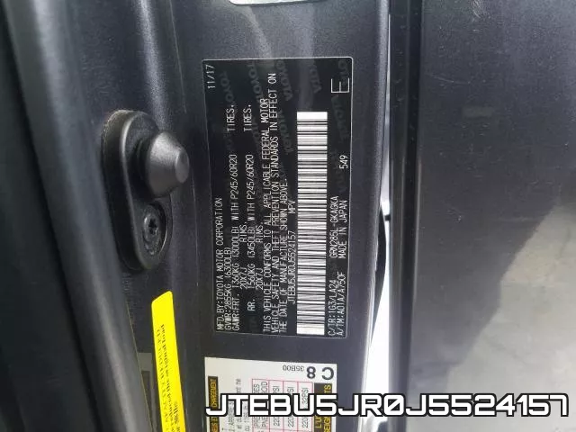 JTEBU5JR0J5524157 фото 2