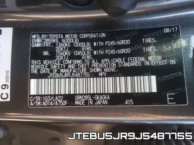 JTEBU5JR9J5487755 фото 2